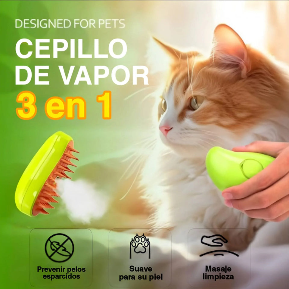 CEPILLO DE VAPOR PARA MASCOTAS